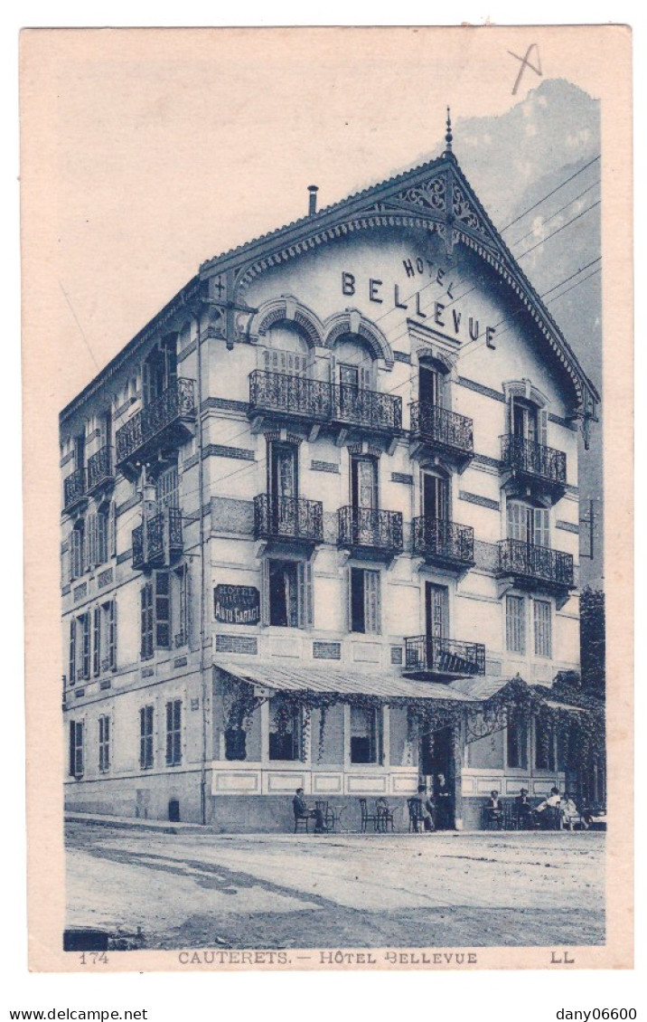 CAUTERETS Hotel Bellevue (carte Animée) - Cauterets