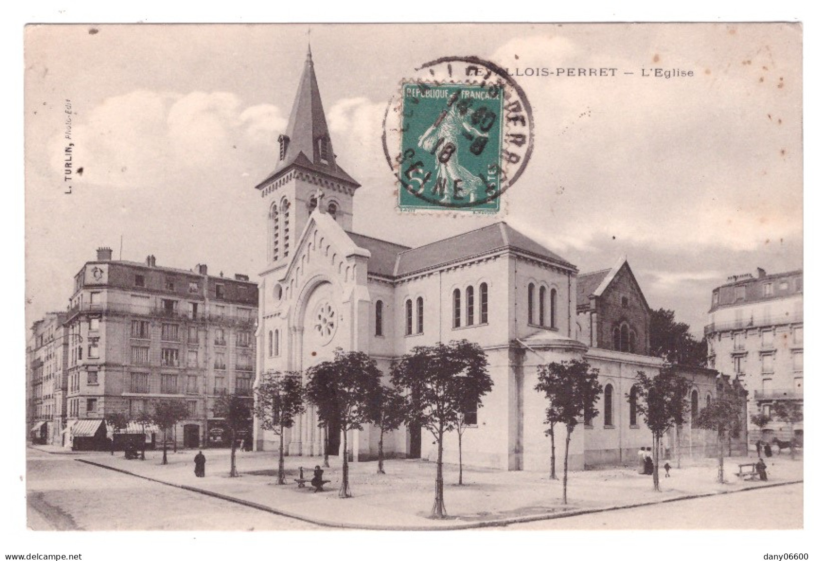 LEVALLOIS PERRET L'Eglise (carte Animée) - Levallois Perret