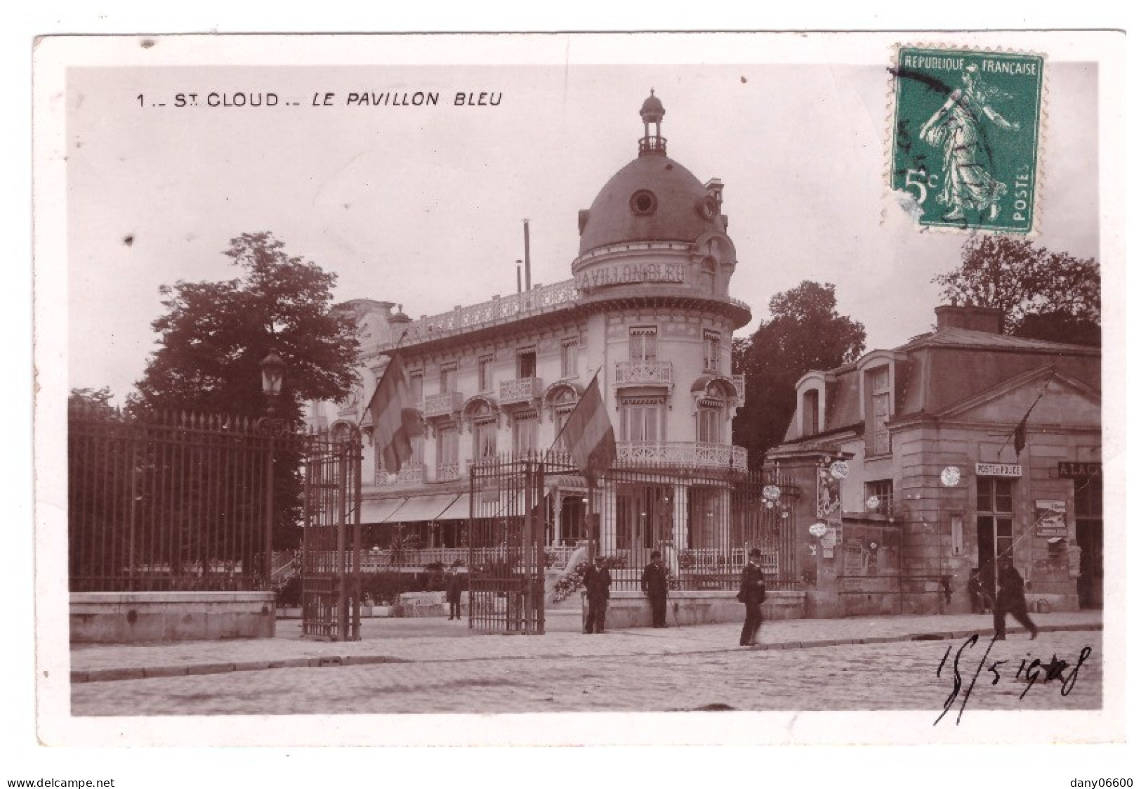 ST CLOUD - Le Pavillon Bleu  (carte Photo Animée) - Saint Cloud