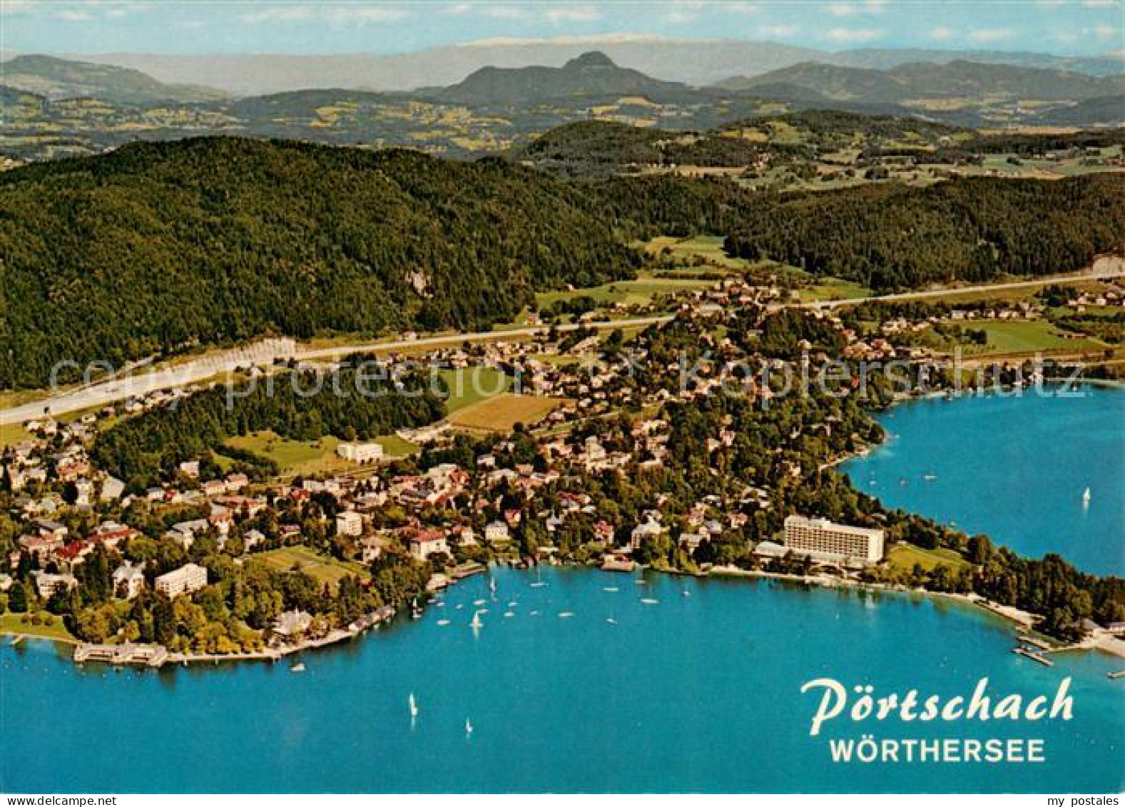 73855614 Poertschach Woerthersee Fliegeraufnahme Poertschach Woerthersee - Other & Unclassified