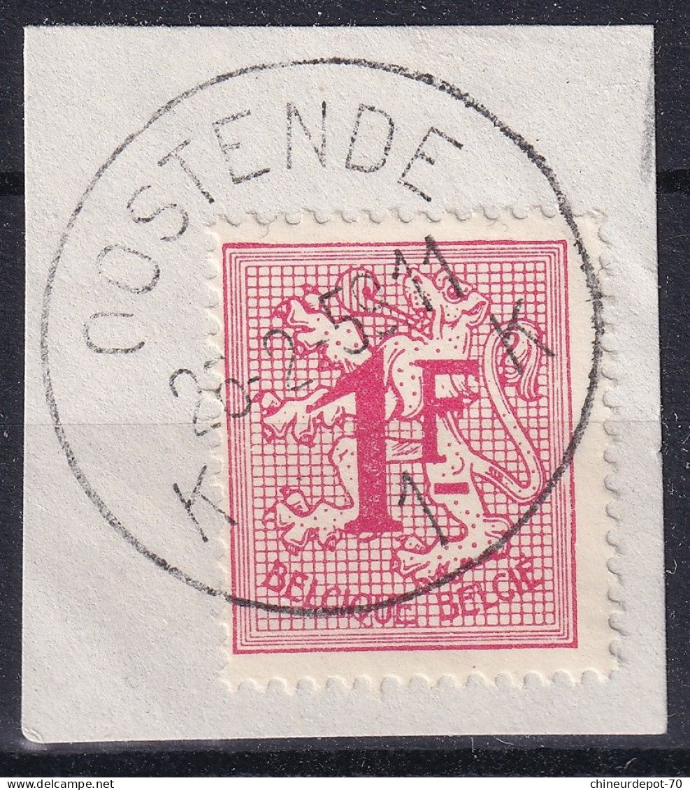 Timbres CHIFFRES OOSTENDE K1K - Usati