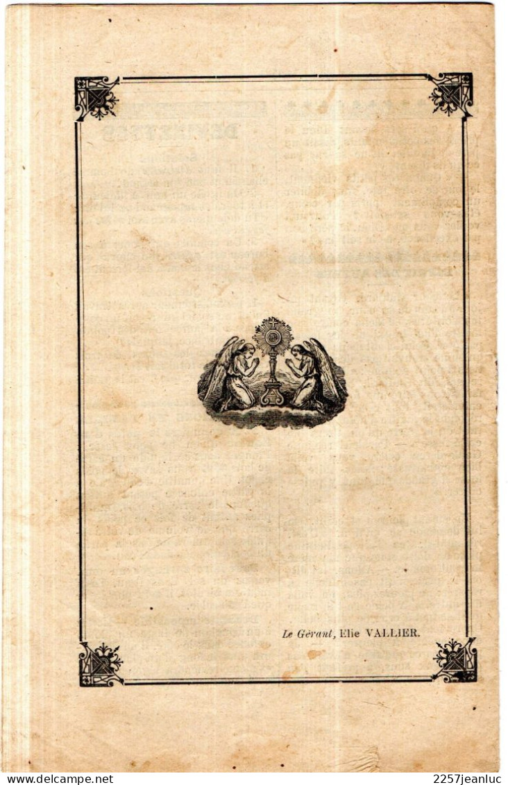 Bulletin Paroissial De Boujan Sur Libron De Novembre  1901.n : 12 De 12 Pages - Documentos Históricos