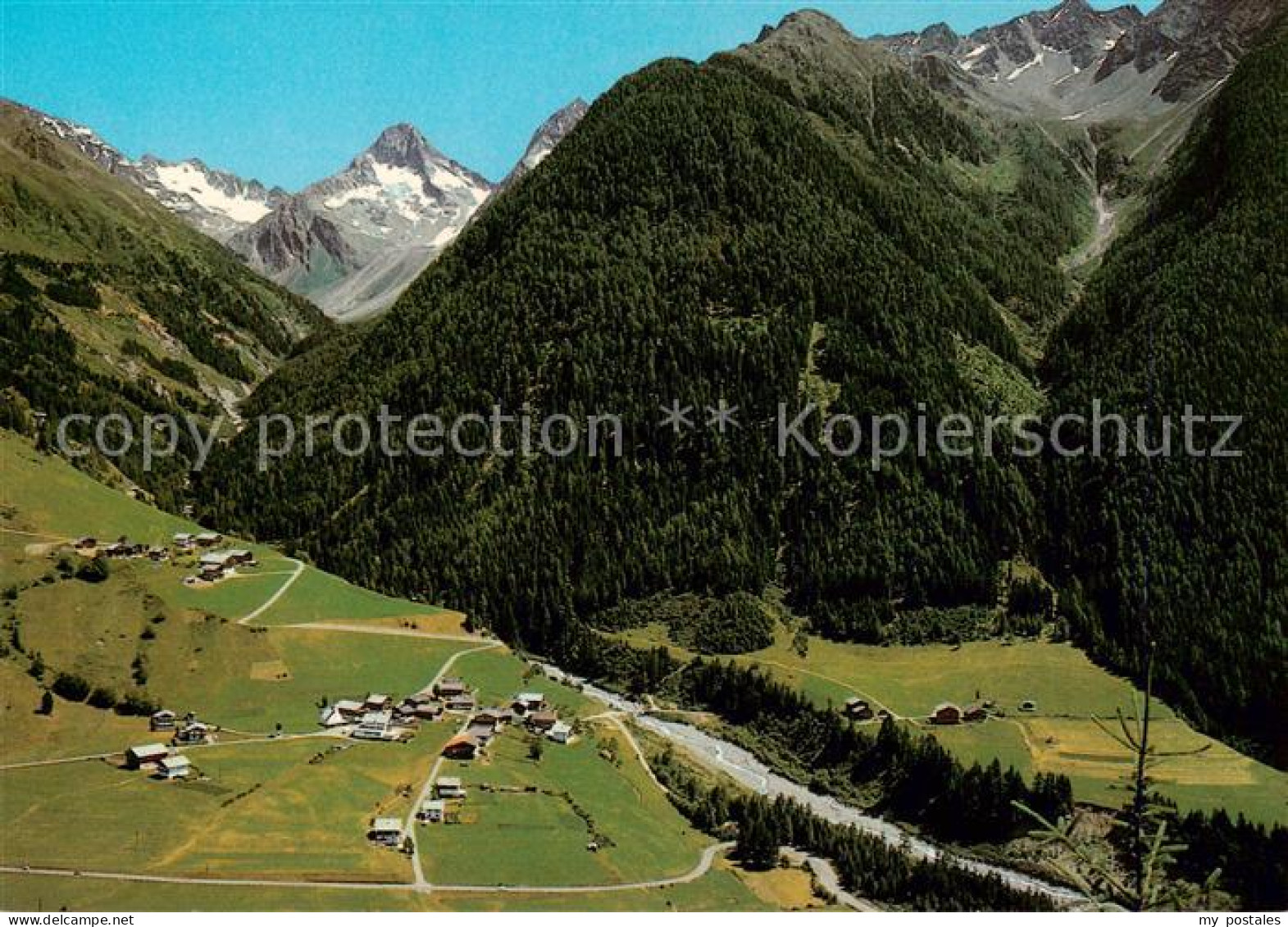 73855571 Kals-Lesach Grossglockner Tirol AT Sommerfrische Blick Gegen Hochschobe - Andere & Zonder Classificatie