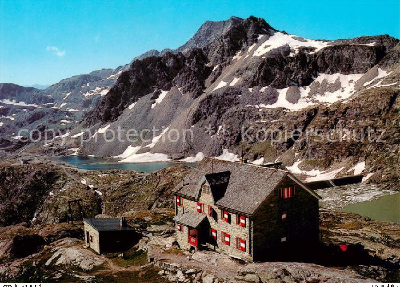73855563 Flattach Kaernten AT Duisburger Huette Berghuette Bergsee Alpen  - Other & Unclassified