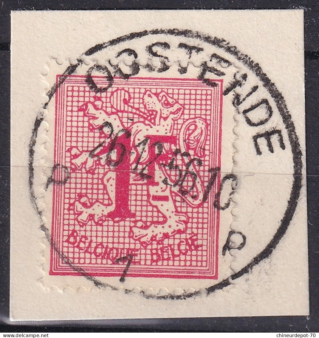 Timbres CHIFFRES OOSTENDE P1P - Gebruikt