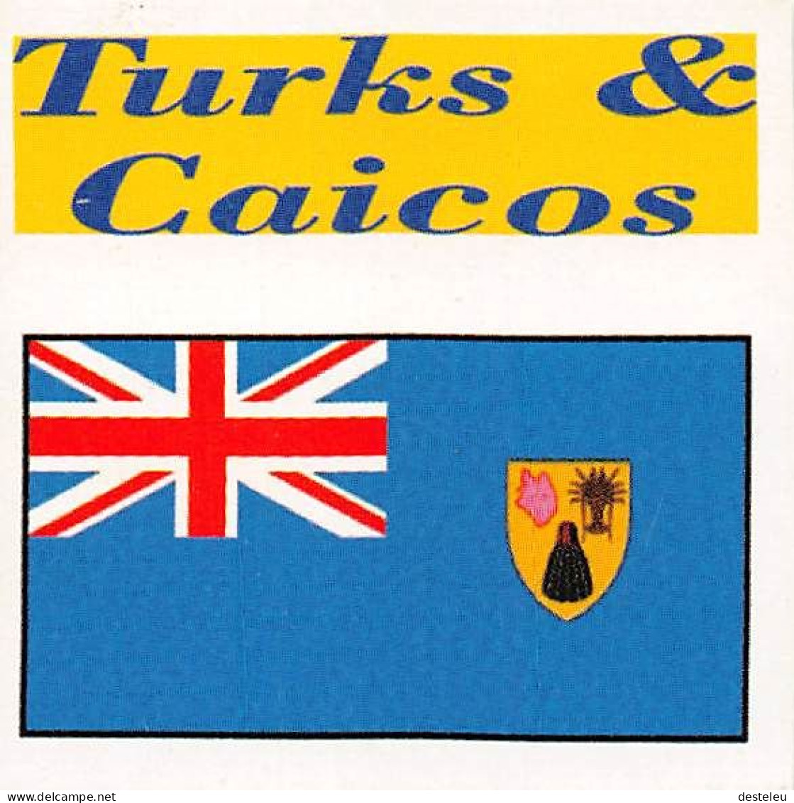 Flag Chromo - Turks & Caicos - 5 X 5 Cm - Other & Unclassified