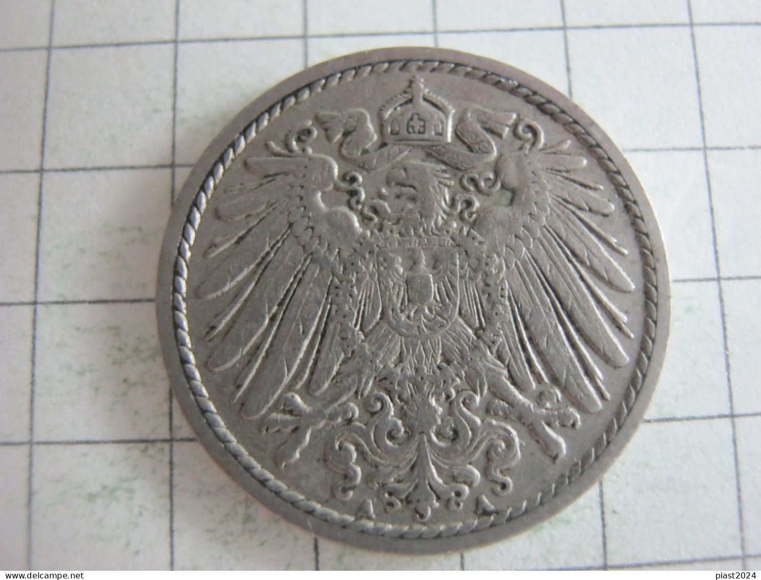 Germany 5 Pfennig 1910 A - 5 Pfennig