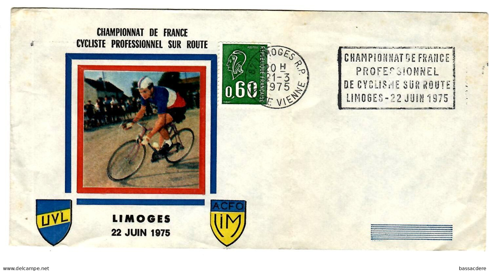 79780 -  CHAMPIONNATS DU  FRANCE  LIMOGES  1975 - Ciclismo