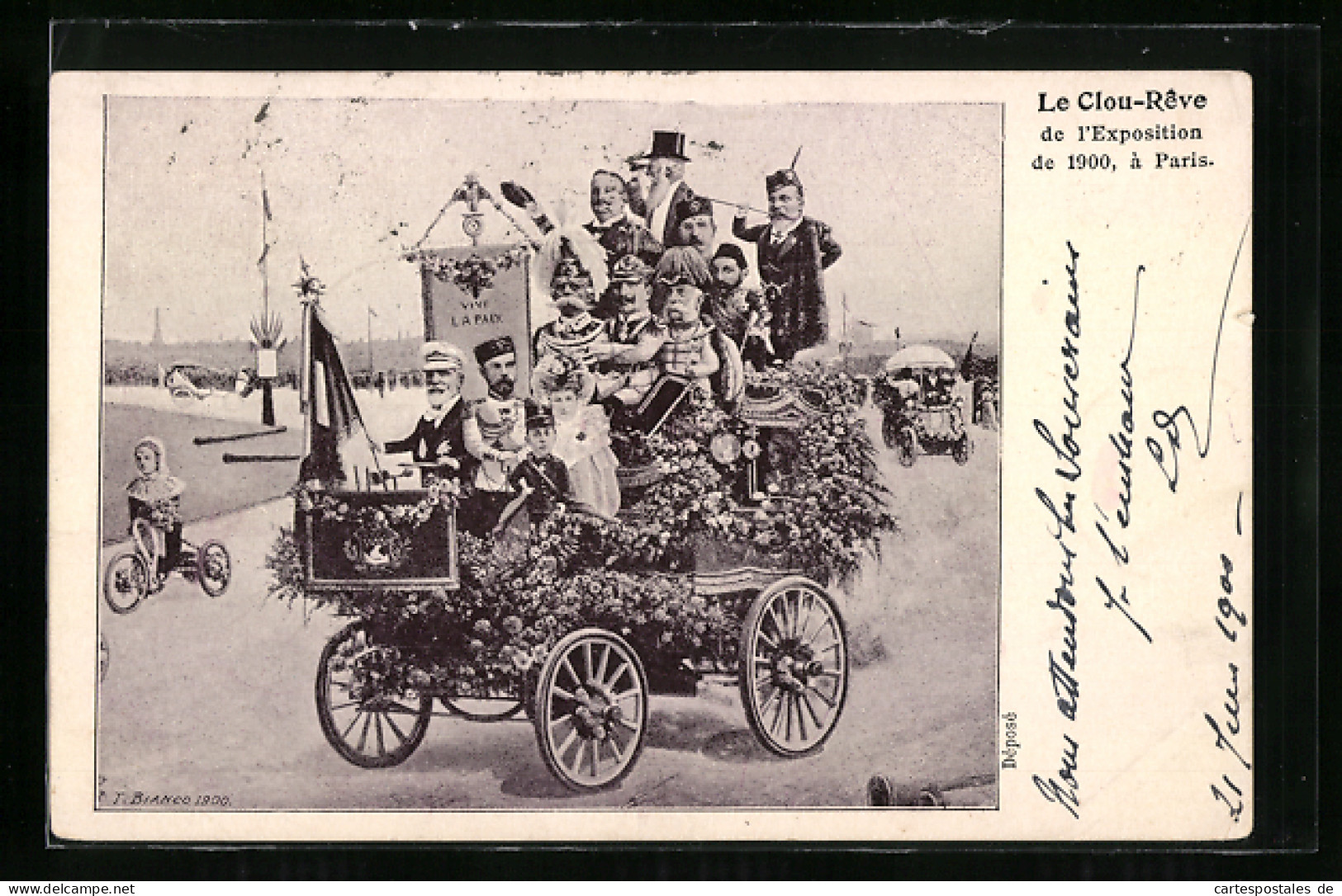 AK Paris, Exposition Universelle De 1900, Nikolaus II. Von Russland  - Koninklijke Families