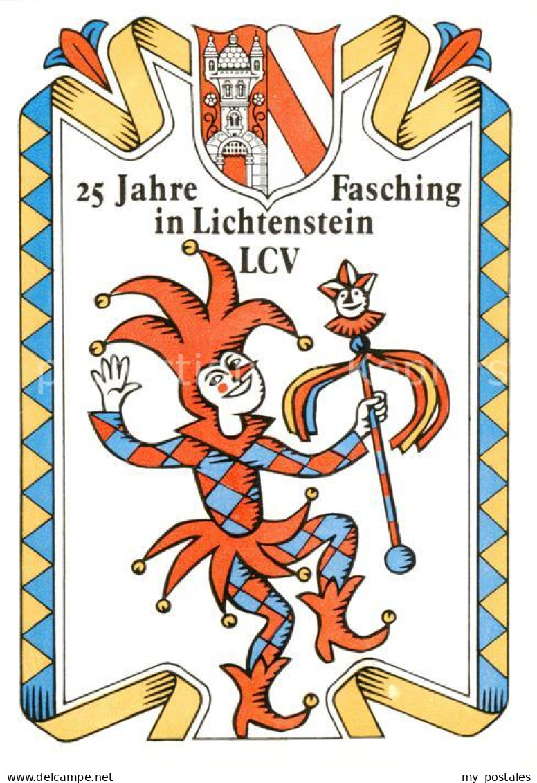 73855405 Lichtenstein  Sachsen 25 Jahre Fasching In Lichtenstein LCV Kuenstlerka - Altri & Non Classificati