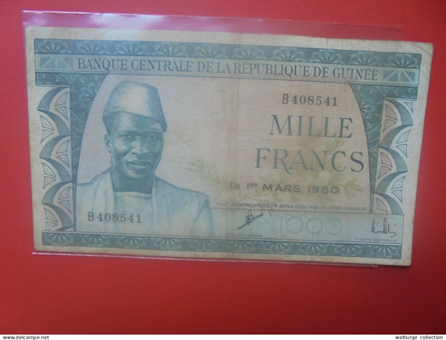 GUINEE 1000 FRANCS 1960 Circuler (B.33) - Guinee