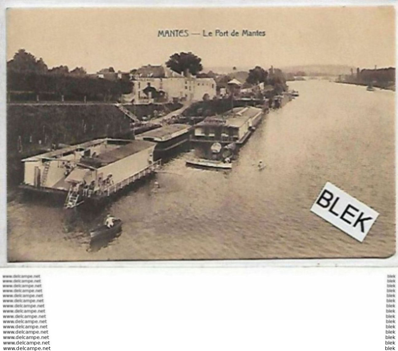 78 : Yvelines : Mantes : Le Port . - Mantes La Ville