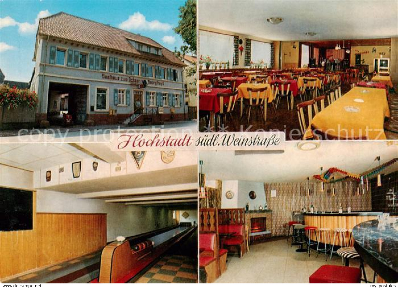 73855383 Hochstadt Pfalz Gasthaus Zum Ochsen Restaurant Kegelbahn Hochstadt Pfal - Altri & Non Classificati