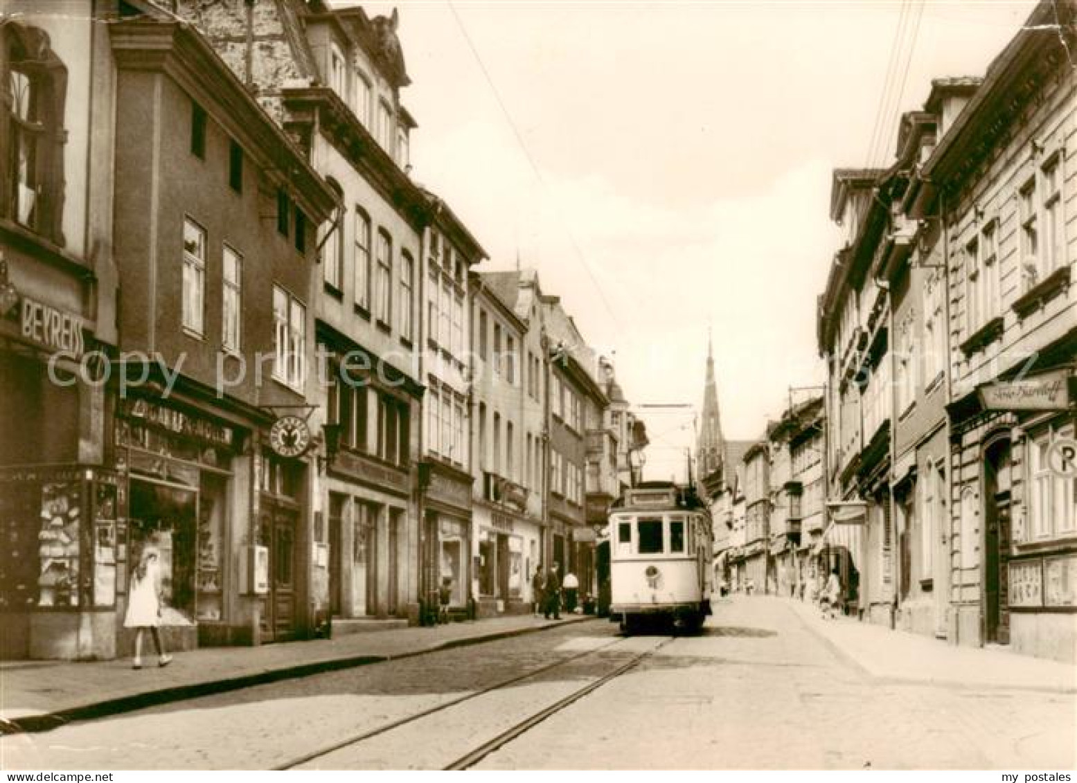 73855372 Muehlhausen Thueringen Steinweg Strassenbahn Muehlhausen Thueringen - Muehlhausen