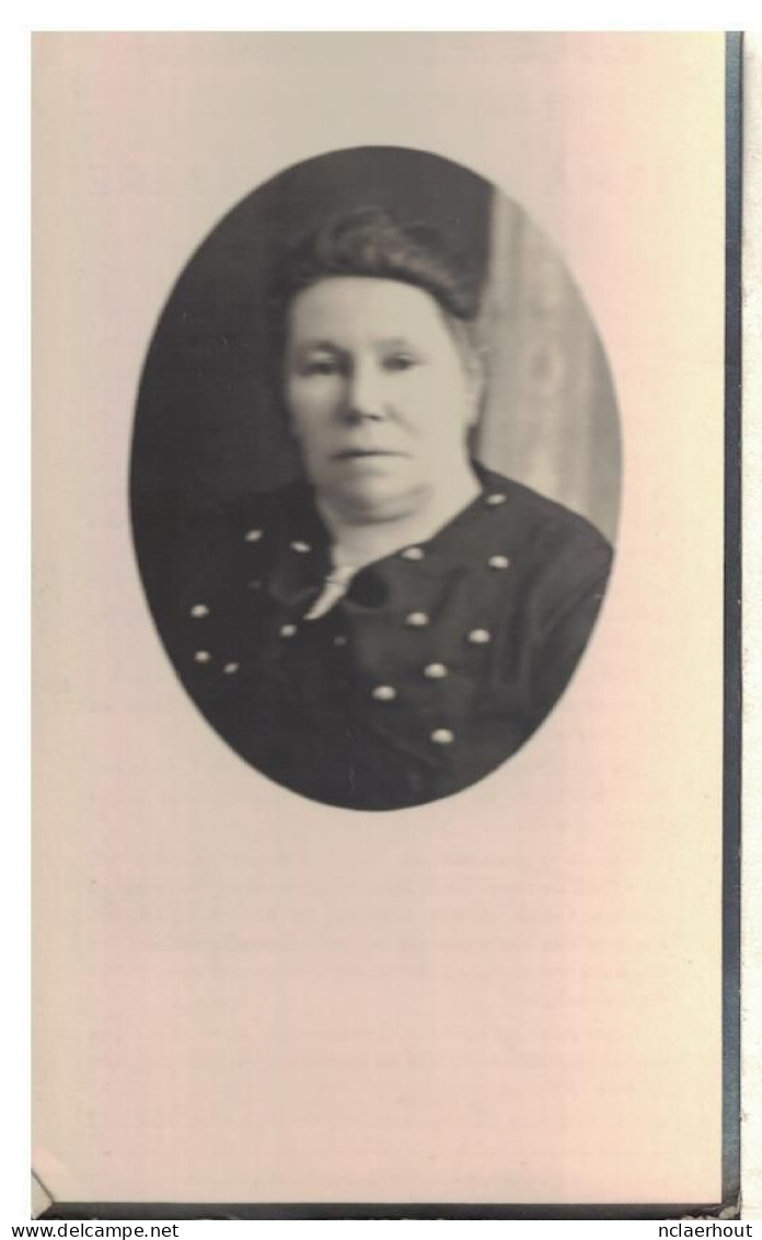 2404-01k Irma De Wispelaere Lovendegem 1875 - 1940 - Andachtsbilder