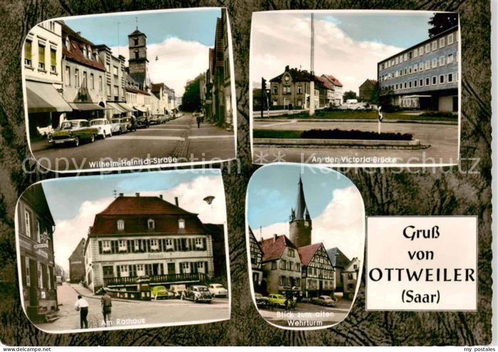 73855362 Ottweiler Wilhelm Heinrich Strasse Victoria-Bruecke Rathaus Wehrturm Ot - Other & Unclassified