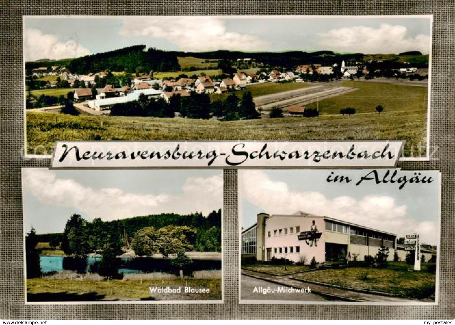 73855336 Schwarzenbach Neuravensburg Panorama Waldbad Blausee Allgaeu-Milchwerk  - Wangen I. Allg.