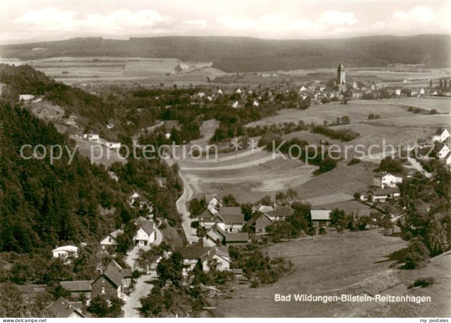 73855294 Bad Wildungen Panorama Mit Bilstein Und Reitzenhagen Bad Wildungen - Bad Wildungen