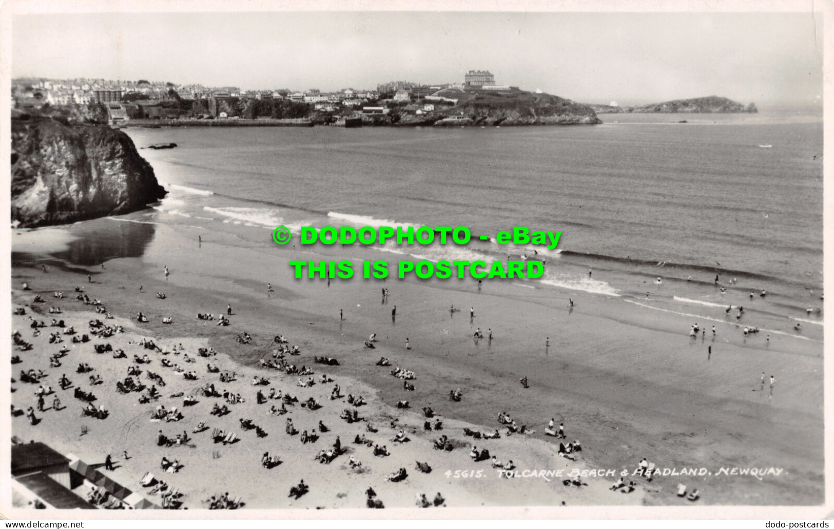 R512261 Newquay. Tolcarne Beach And Headland. Harvey Barton. RP - World