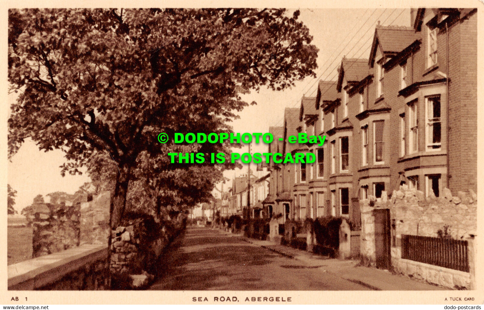 R512269 Abergele. Sea Road. Tuck. Postcard - World