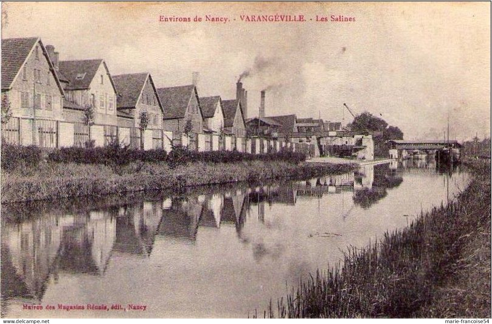 CPA  - VARANGEVILLE - Les Salines - Canal - Saint Nicolas De Port