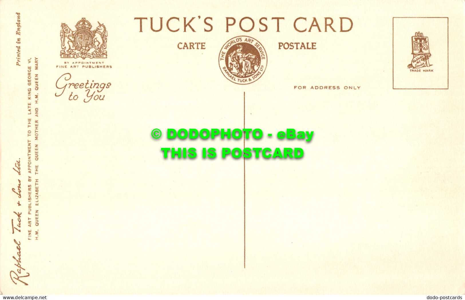 R512276 Abergele. Pentre Mawr. Tuck. Postcard - World