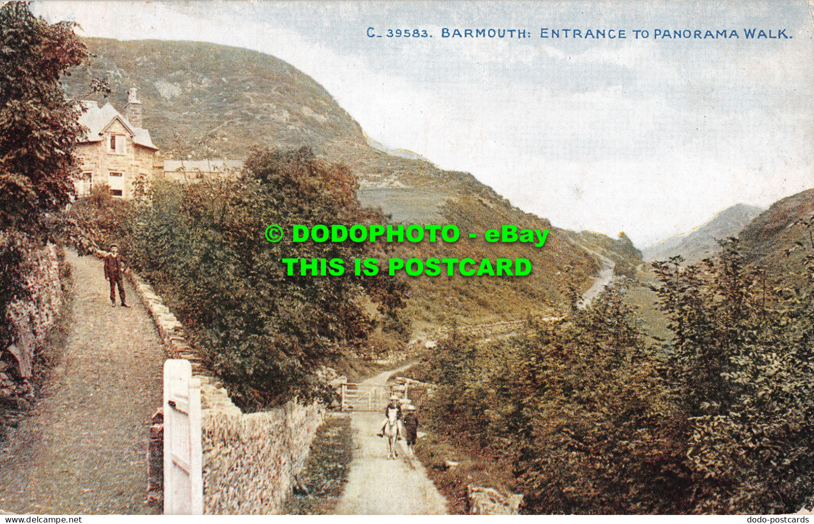 R512278 Barmouth. Entrance To Panorama Walk. The Photochrom. Celesque Series - World