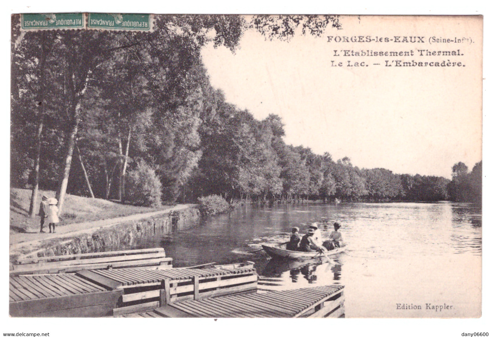 FORGES LES EAUX Le Lac - L'Embarcadère (carte Animée) - Forges Les Eaux