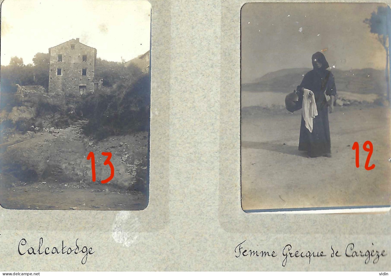 Photos originales 1900 Nice Monaco Corse Italie Plus de 70 photos