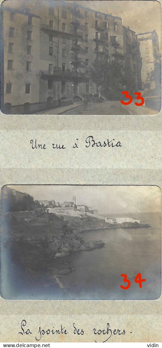 Photos originales 1900 Nice Monaco Corse Italie Plus de 70 photos