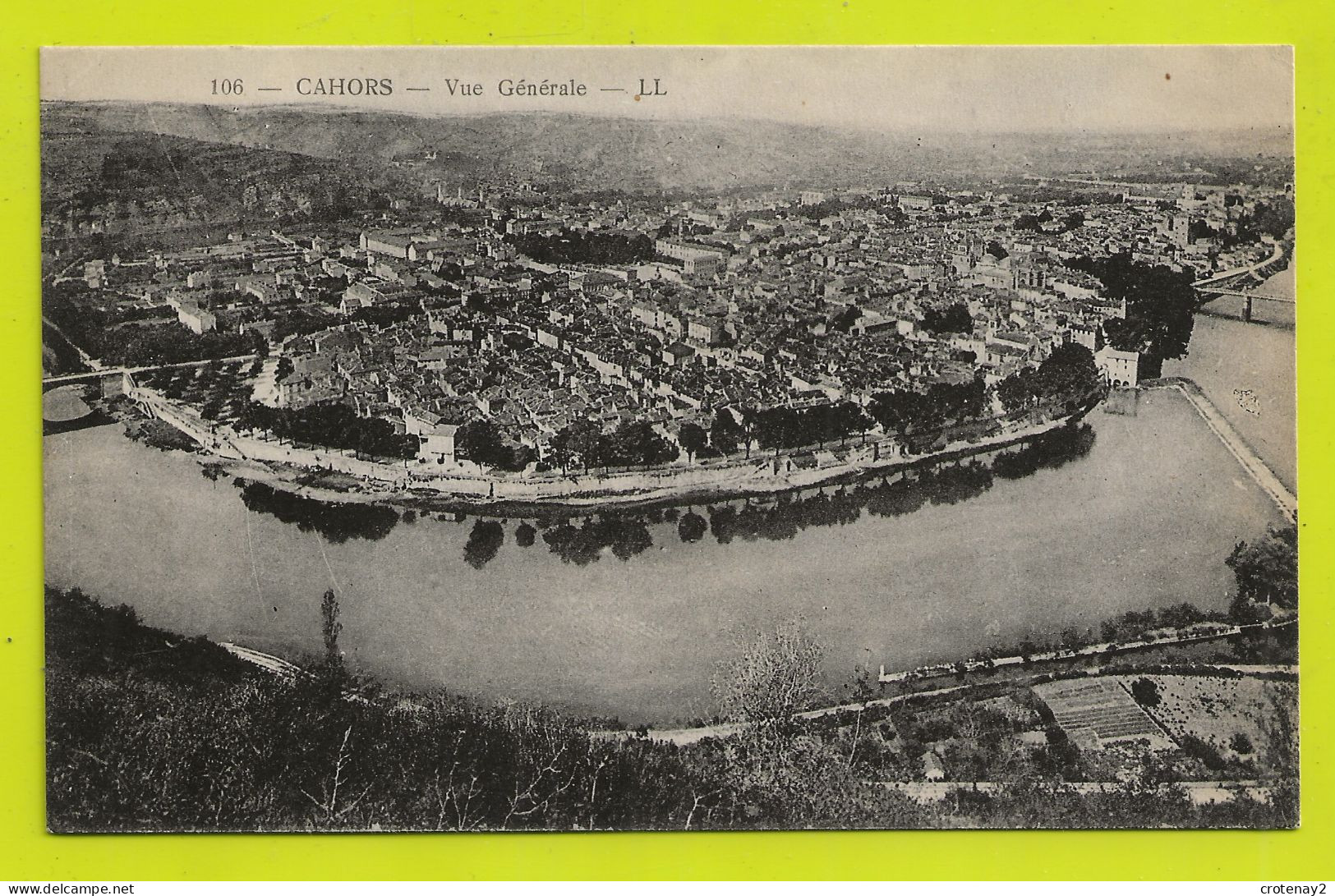 46 CAHORS N°106 LL Vue Générale VOIR DOS - Cahors