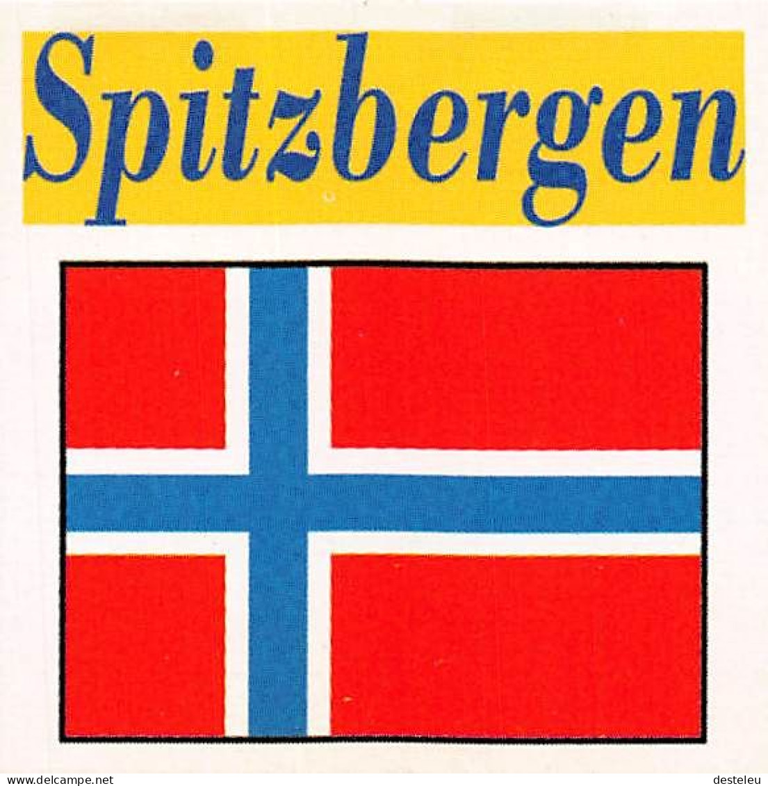 Flag Chromo - Spitzbergen - 5 X 5 Cm - Autres & Non Classés