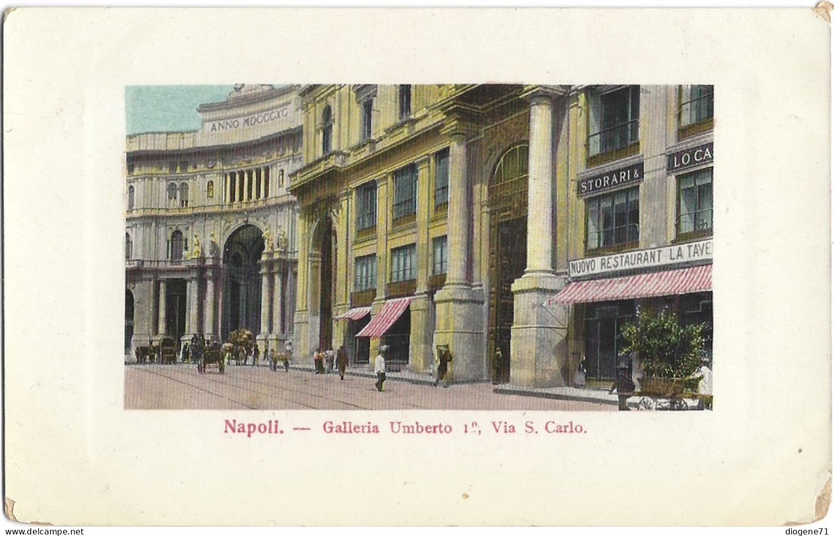 Napoli Galleria Umberto 1o Via S. Carlo Animata - Napoli (Naples)