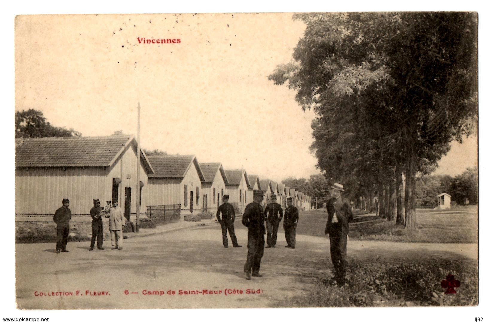 CPA VINCENNES (94) - 6. Camp De Saint-Maur (côté Sud) - Coll. F. Fleury - Barracks