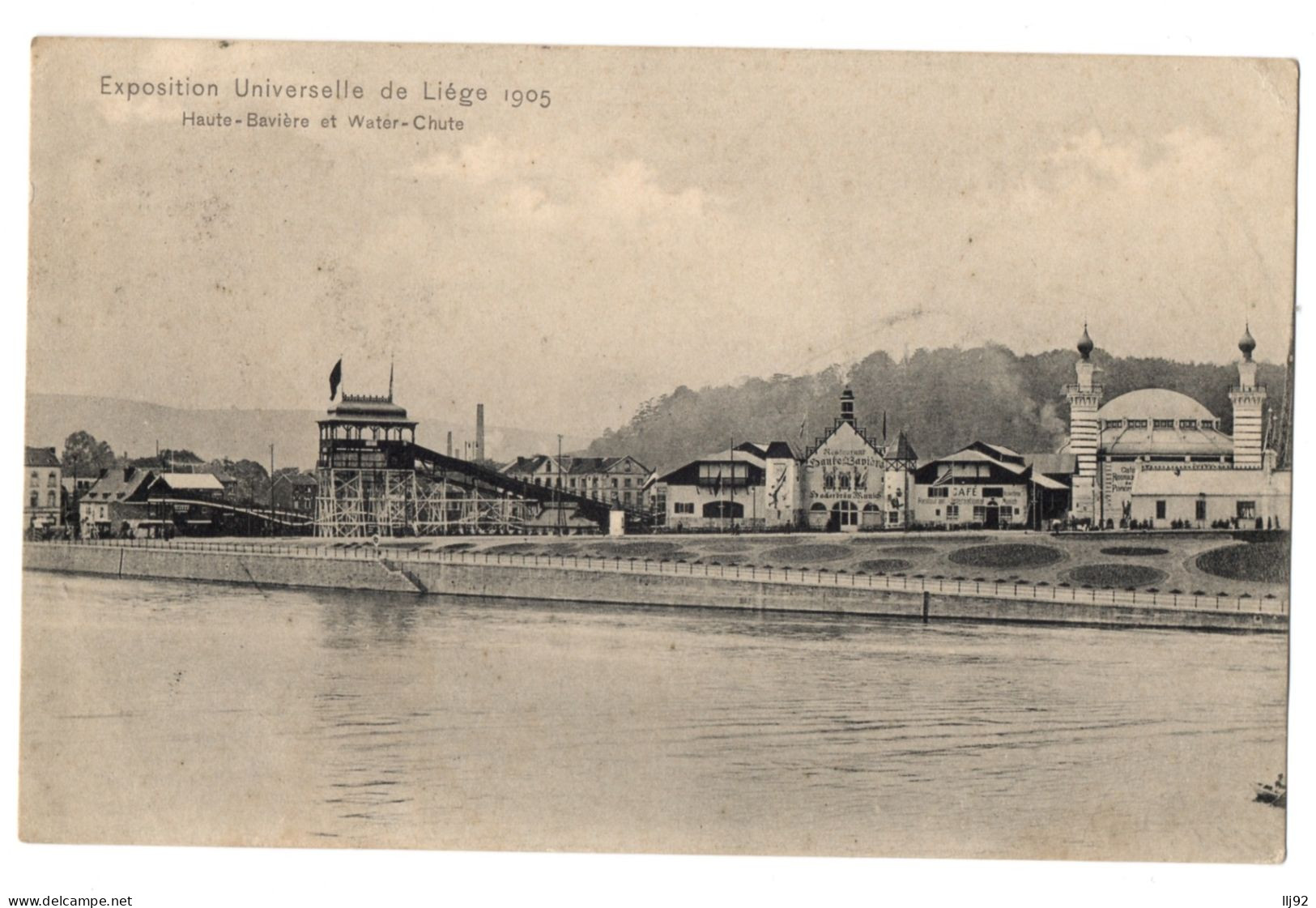 CPA Belgique - LIEGE - Exposition Universelle De 1905. Haute-Bavière Et Water-Chute - Lüttich