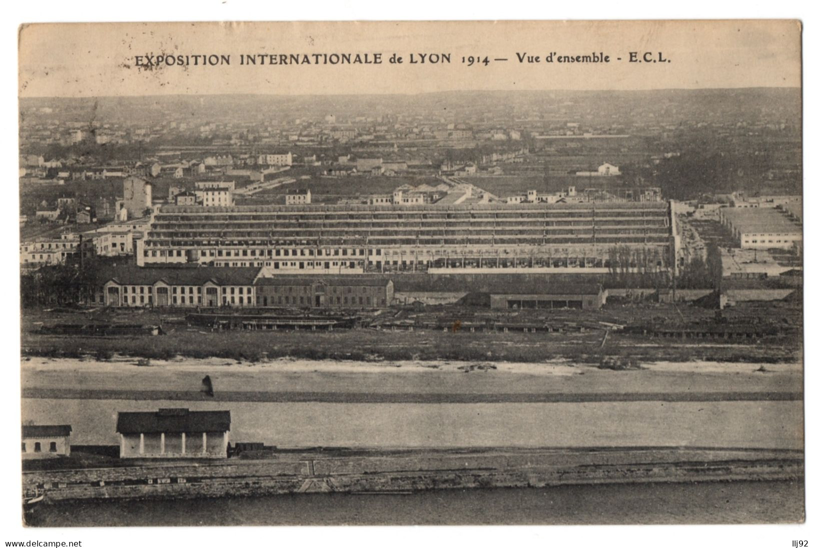 CPA 69 - LYON (Rhône) - Exposition Internationale De 1914. Vue D'Ensemble - E.C.L. - Otros & Sin Clasificación