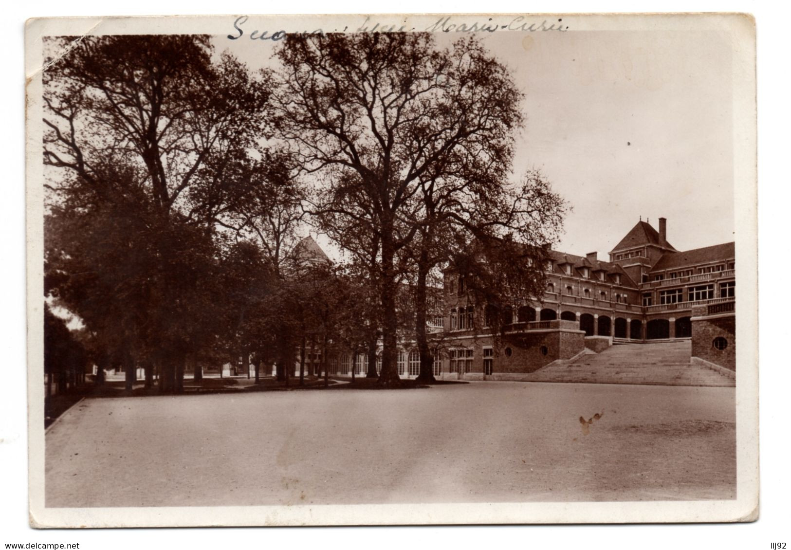 CPSM GF 92 - SCEAUX (Hauts De Seine) - Lycée Marie Curie - Le Jardin - Sceaux