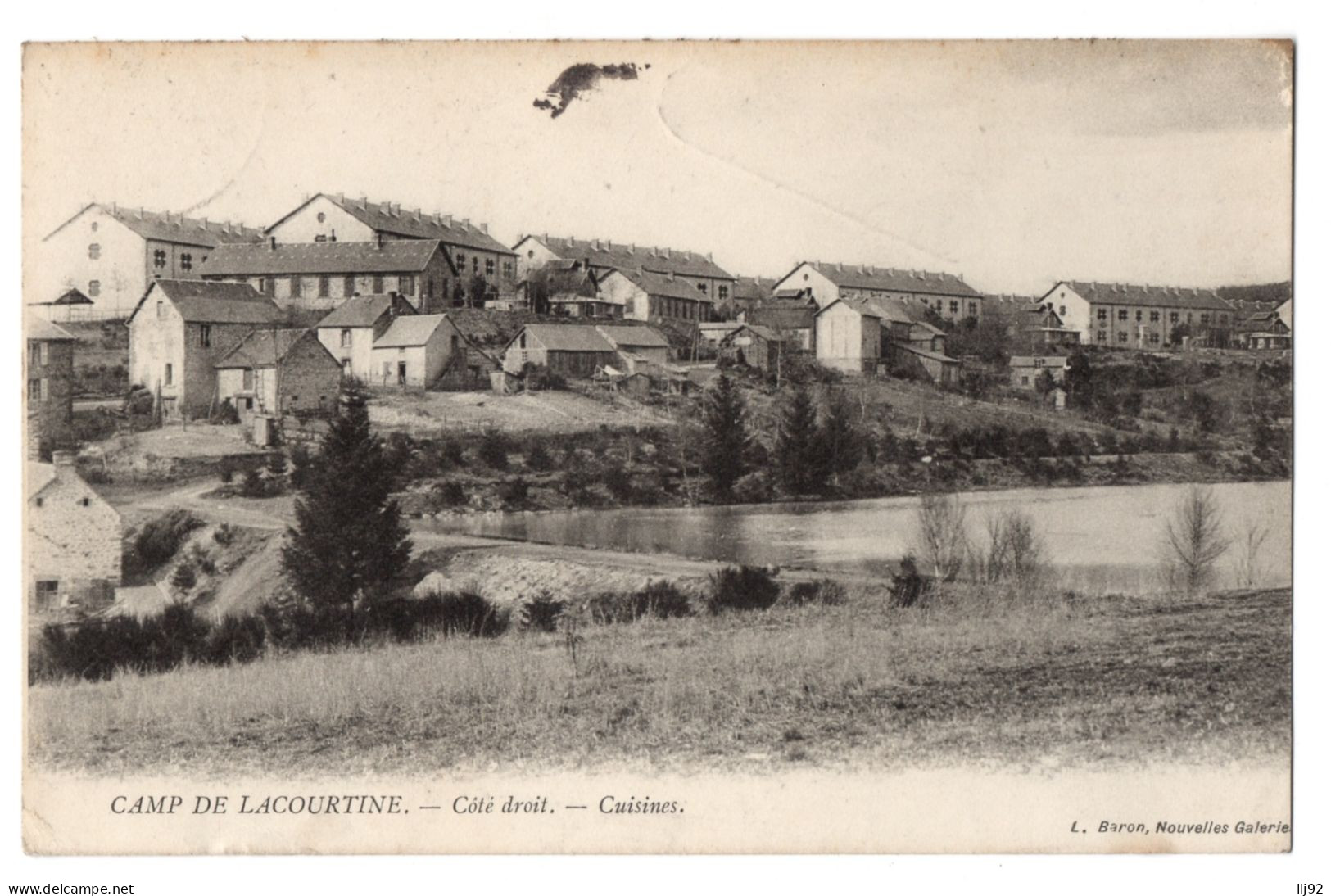 CPA 23 - Camp De LA COURTINE (Creuse) - Côté Droit - Cuisines - La Courtine