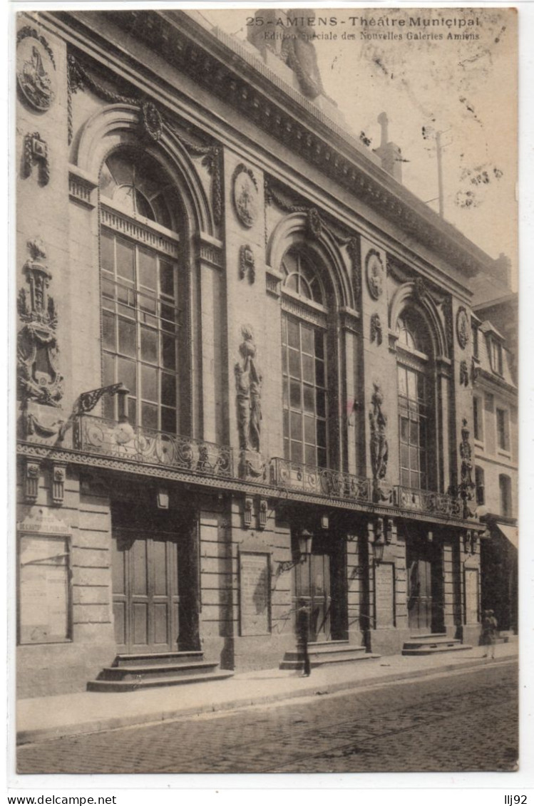 CPA 80 - AMIENS (Somme) - 25. Théâtre Municipal - Ed. Spéciale Des Nouvelles Galeries Amiens - Amiens