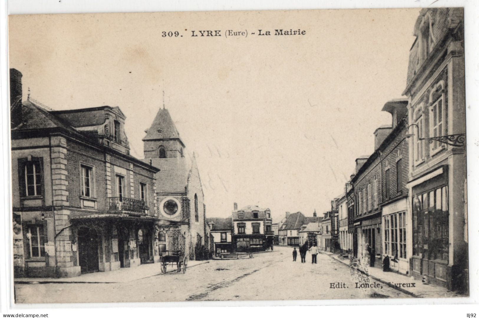 CPA 27 - LYRE (Eure) - 309. La Mairie - Ed. Loncle - Sonstige & Ohne Zuordnung