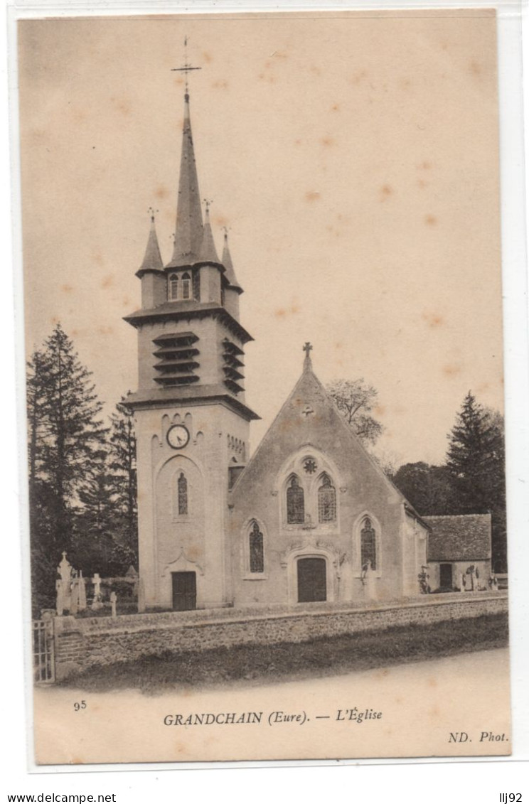 CPA 27 - GRANDCHAIN (Eure) - 95. L'Eglise - ND Phot - Sonstige & Ohne Zuordnung