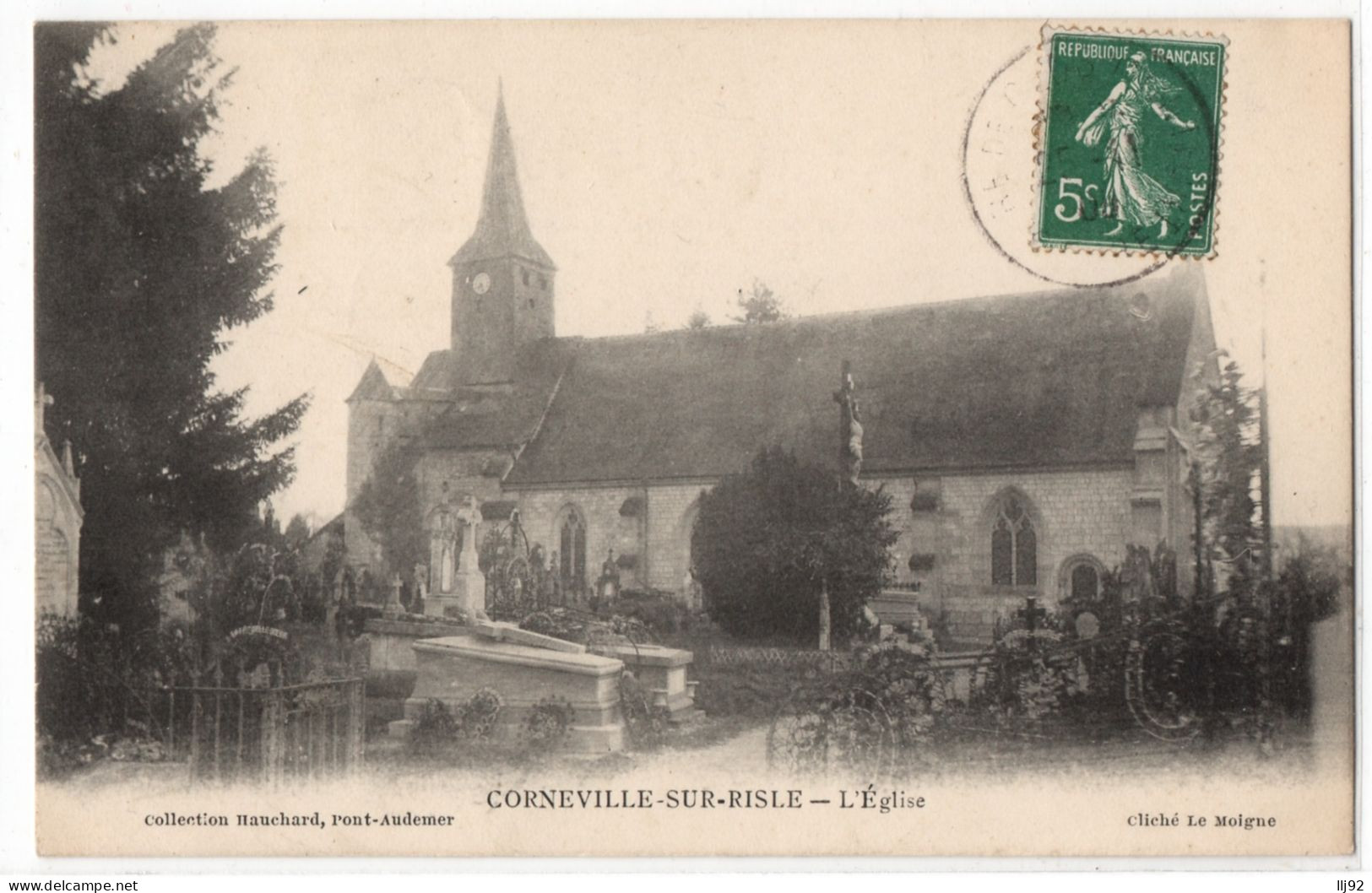 CPA 27 - CORNEVILLE SUR RISLE (Eure) - L'Eglise - Ed. Hauchard - Sonstige & Ohne Zuordnung