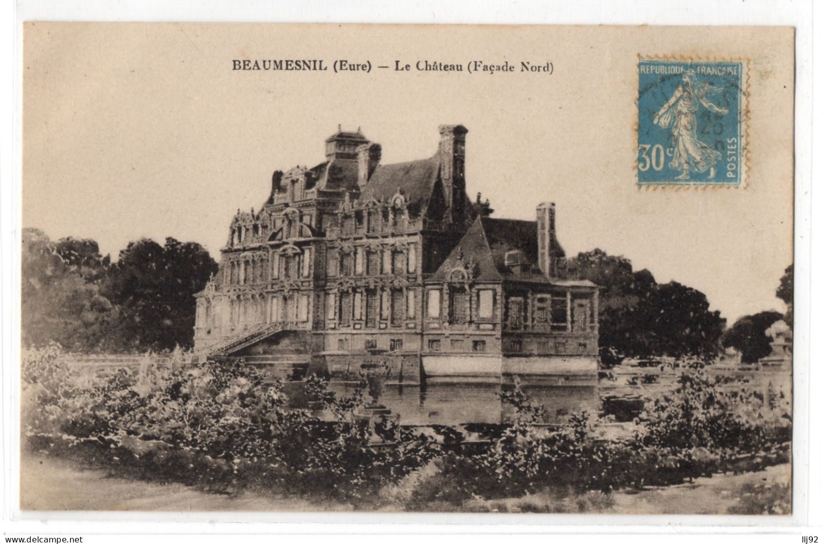 CPA 27 - BEAUMESNIL (Eure) - Le Château (Façade Nord) - Beaumesnil