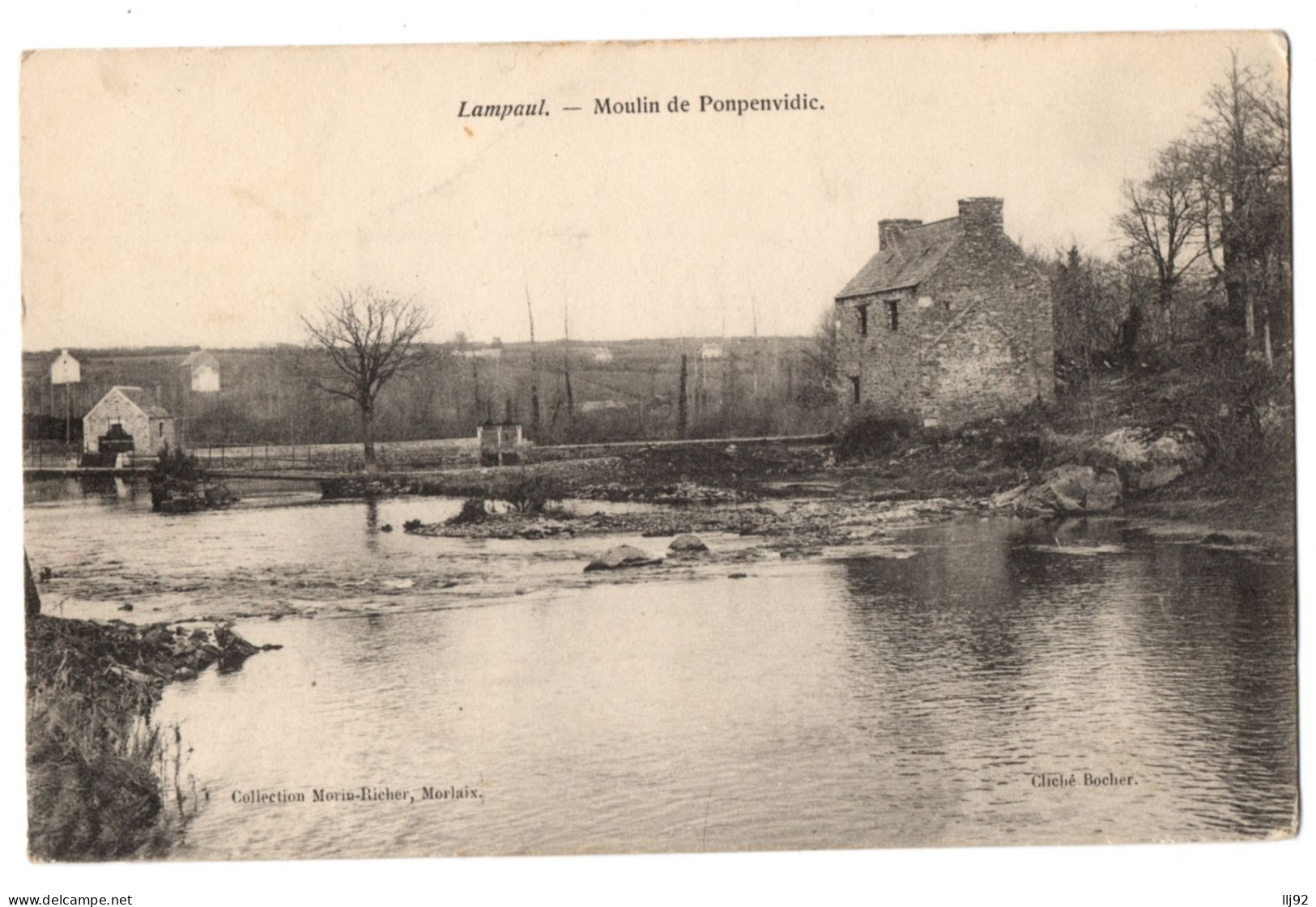 CPA 29 - LAMPAUL (Finistère) - Moulin De Ponpenvidic (pompenvidic) - Coll. Morin-Richer - Lampaul-Guimiliau