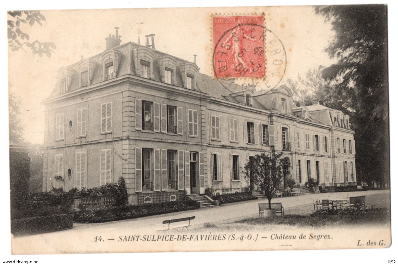 CPA 91 - SAINT SULPICE DE FAVIERES (Essonne) - 14. Château De Segrez - L. Des G. - Saint Sulpice De Favieres