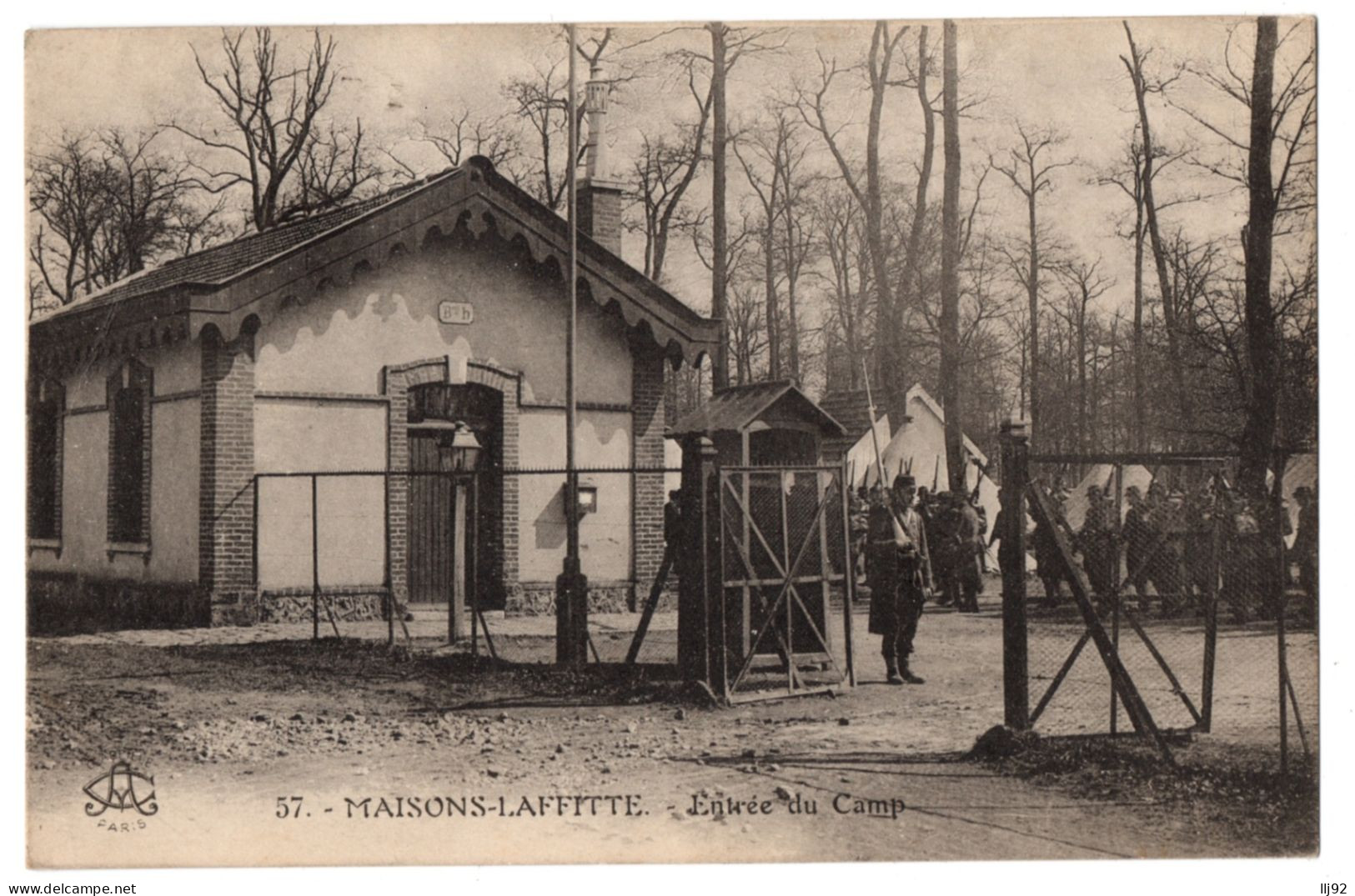 CPA 78 - MAISONS-LAFFITTE (Yvelines) - 57. Entrée Du Camp - Maisons-Laffitte