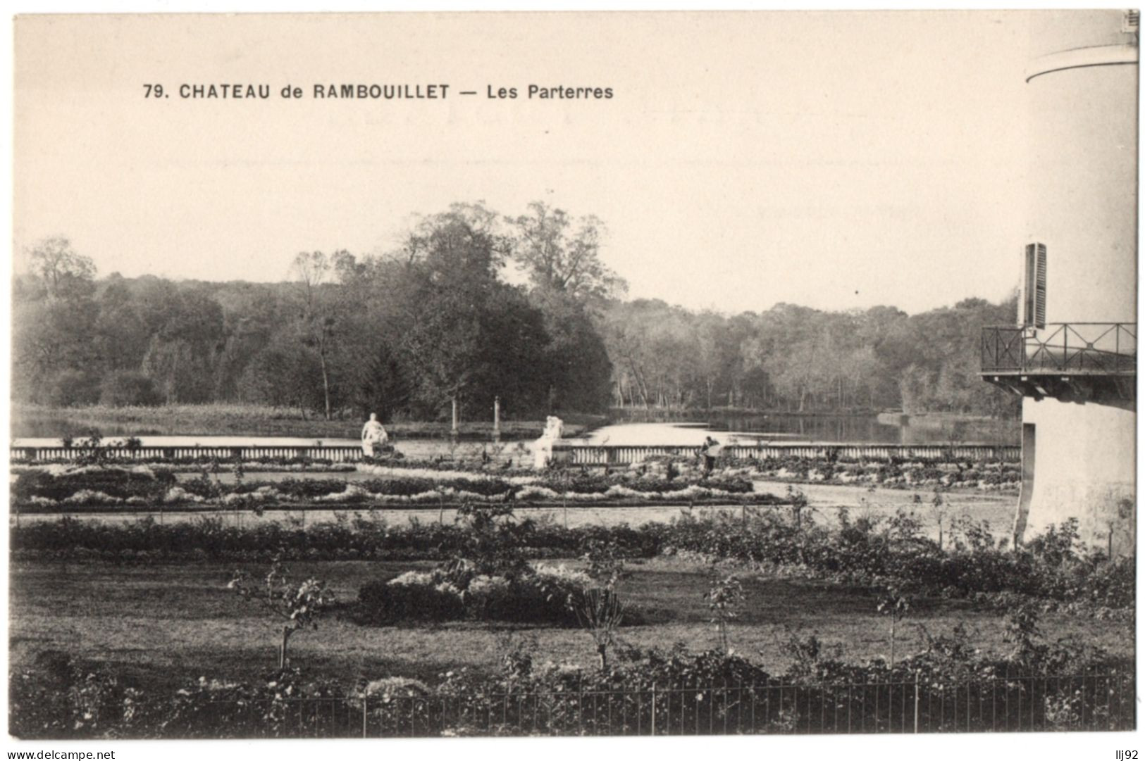 CPA 78 - RAMBOUILLET (Yvelines) - 79. Château De Rambouillet - Les Parterres - Ed. Lagrange - Rambouillet (Castello)