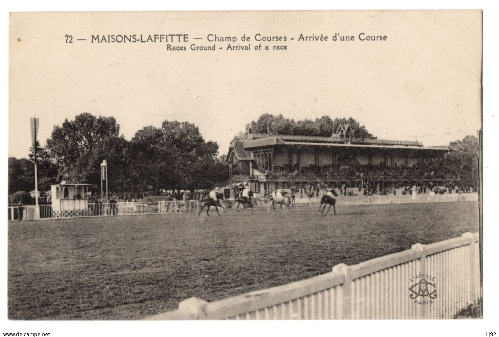 CPA 78 - MAISONS LAFFITTE (Yvelines) - 72. Champ De Courses - Arrivée D'une Course - Maisons-Laffitte