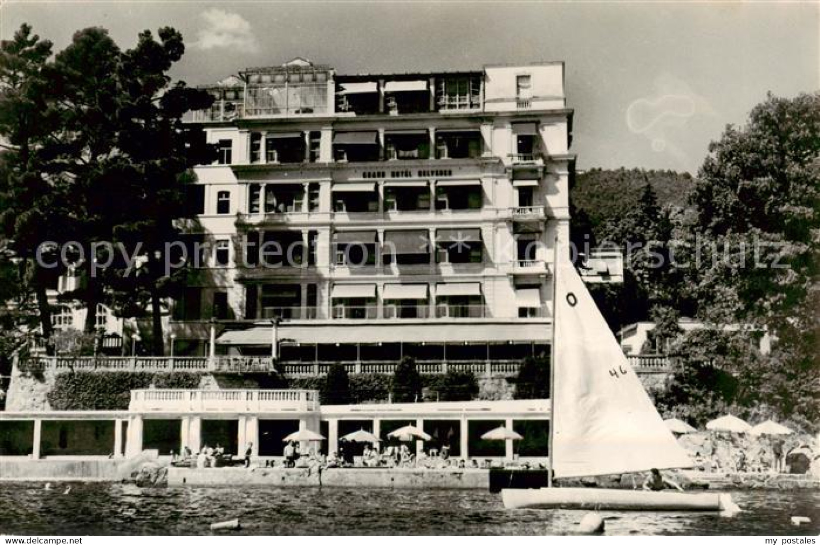 73855080 Opatija Abbazia Grand Hotel Belveder Segelboot  - Croatie