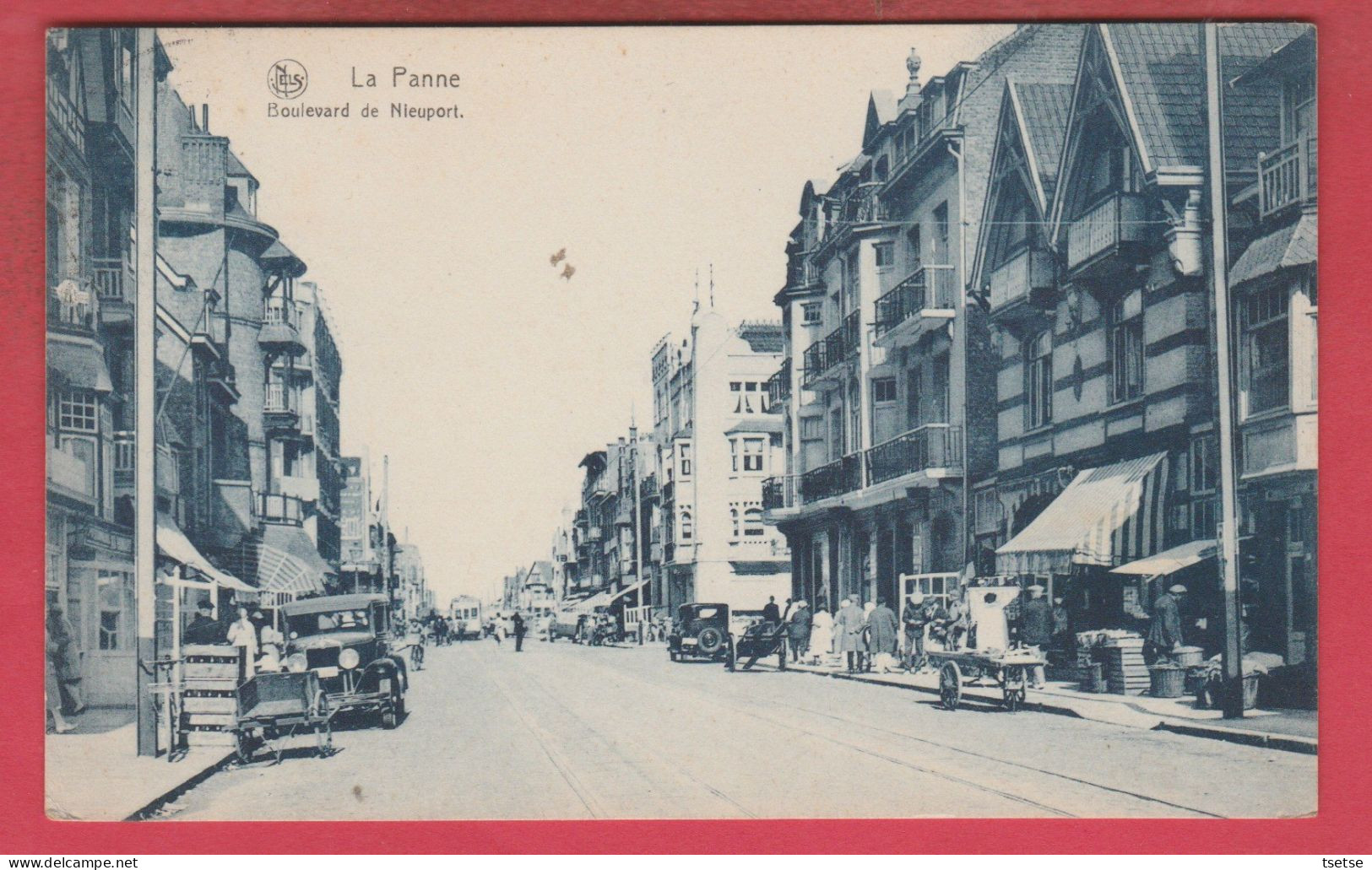 De Panne / La Panne - Boulevard De Nieuport ... Oldtimer - 1939 ( Verso Zien ) - De Panne